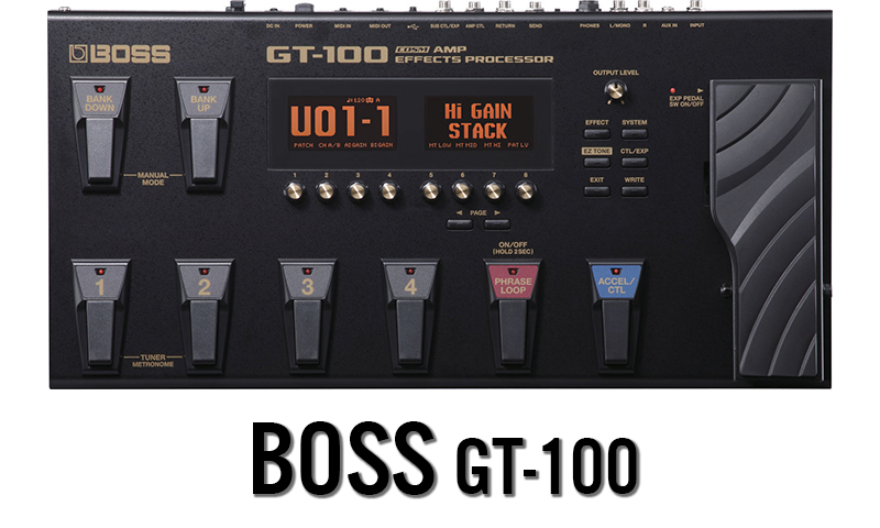 Pedal multi efectos BOSS GT-100