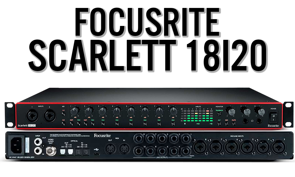 interfaz de audio USB Focusrite Scarlett 18i20