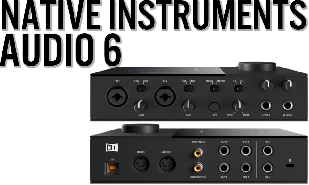 interface de audio usb native instruments audio 6 mk2