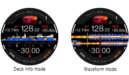 DDJ-FLX10 jog display